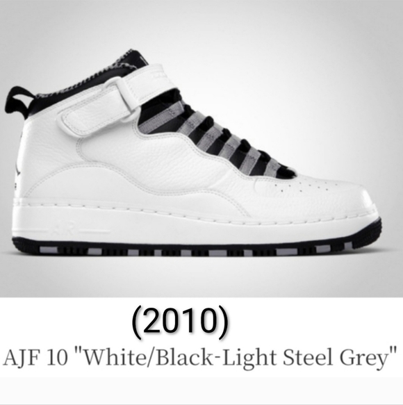 Jordan Other - Air Jordan 10 Retro Fusion  (AJF 10) Rare "Cement" (2010) Men 10 Womens 11.5 EUC